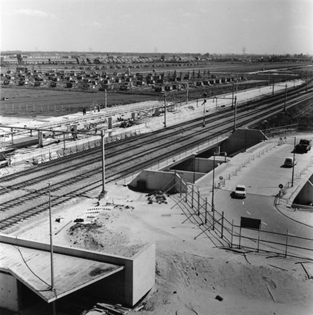 Station Rotterdam Lombardijen In Aanbouw